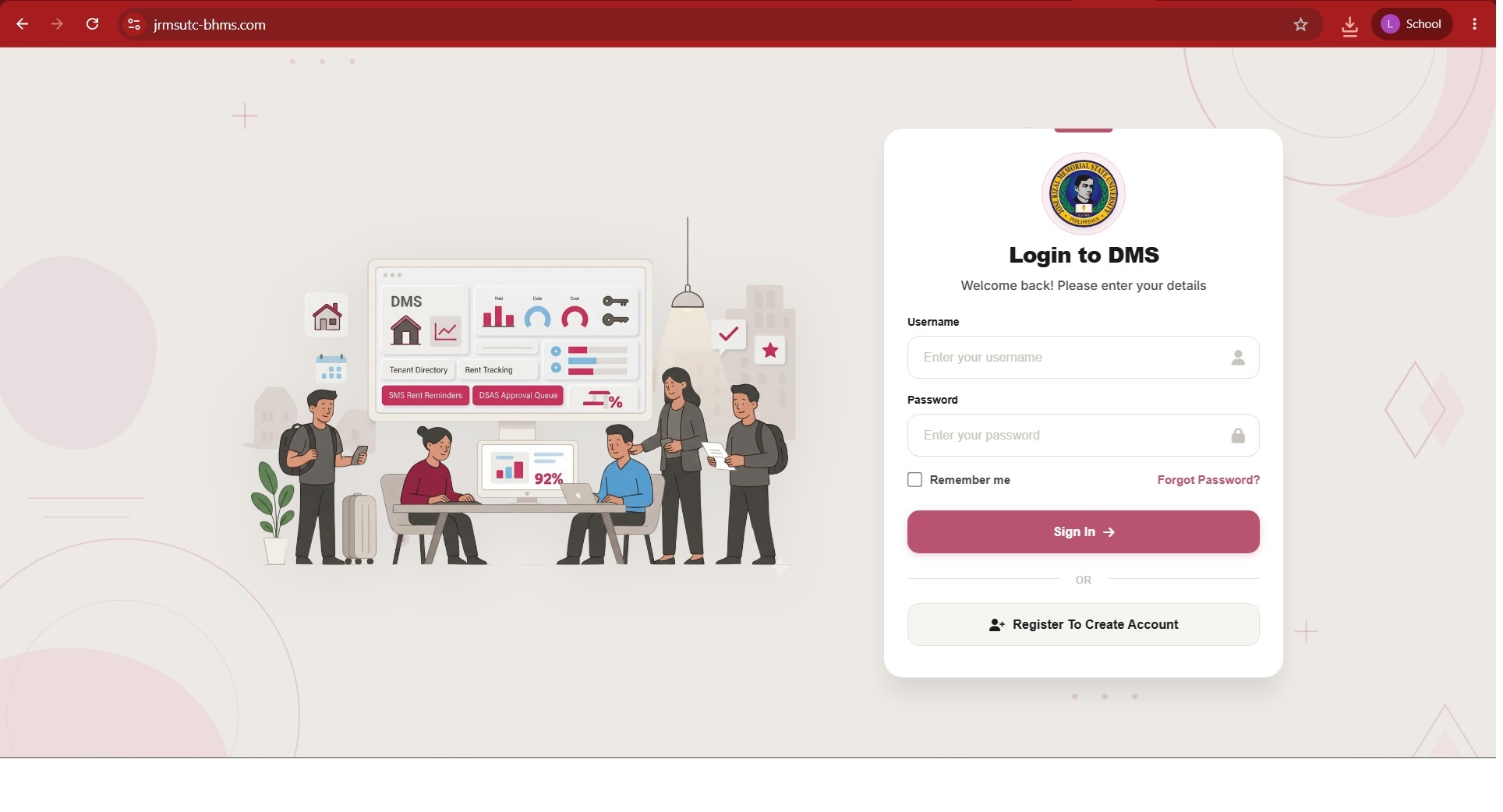 WEB-BASED DORMITORIES MANAGEMENT SYSTEM FEATURING AUTOMATED RENT TRACKING AND SMS NOTIFICATIONS AT JRMSU-TC